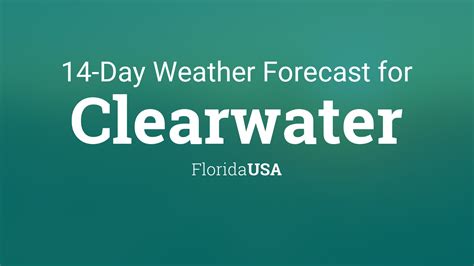 14 day weather forecast for clearwater florida. Things To Know About 14 day weather forecast for clearwater florida. 